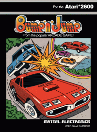 Bump 'n' Jump Atari 2600  box art